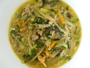 豆乳仕立てのタンタン麺の画像