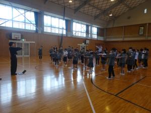 全校朝の会