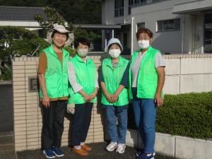 更生保護女性会あいさつ運動