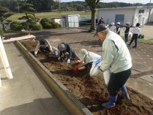 土作りボランティア