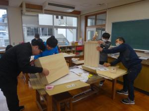 木の机ワークショップ