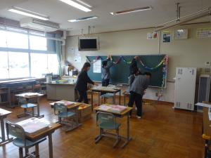 入学式準備