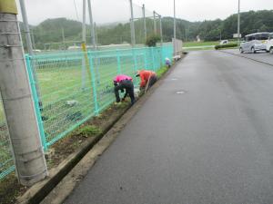 草取りボランティア